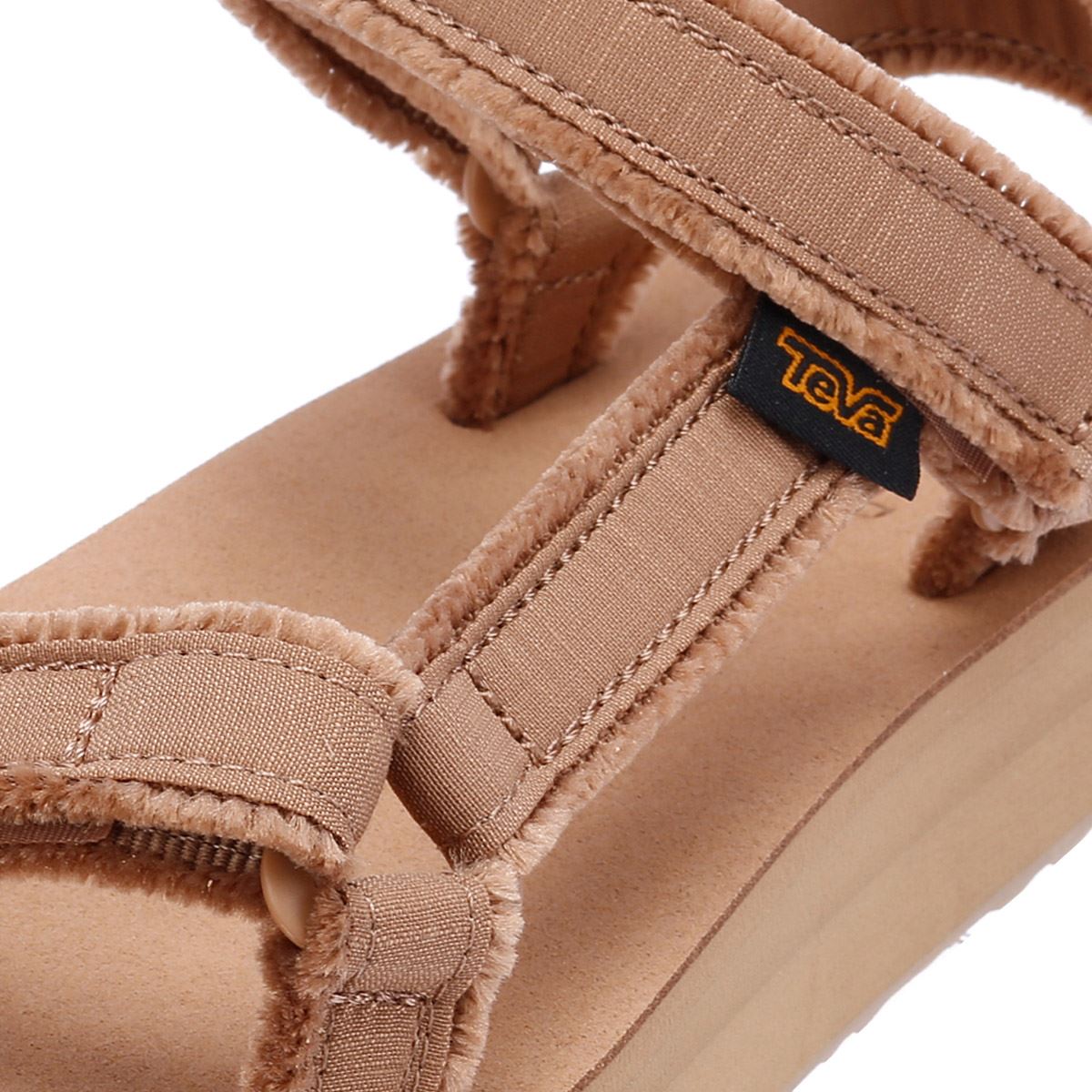 Teva Midform Universal Sandales Beige Pour Femme En Toile