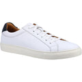 Hush Puppies Colton Baskets Blanches En Cuir Pour Hommes