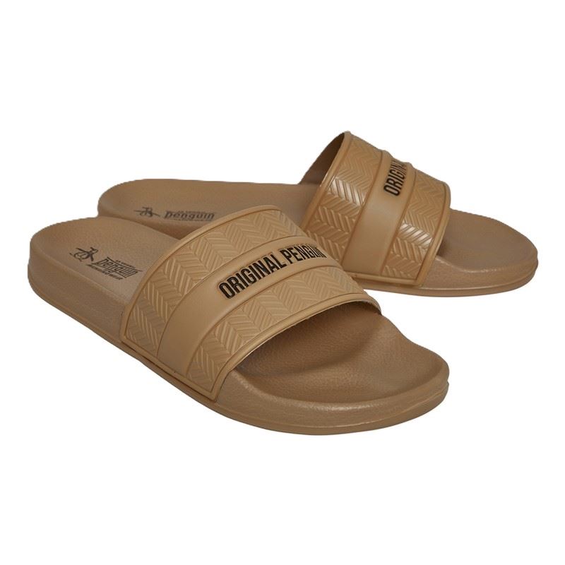 Penguin Paradise Mules Pour Hommes Marron