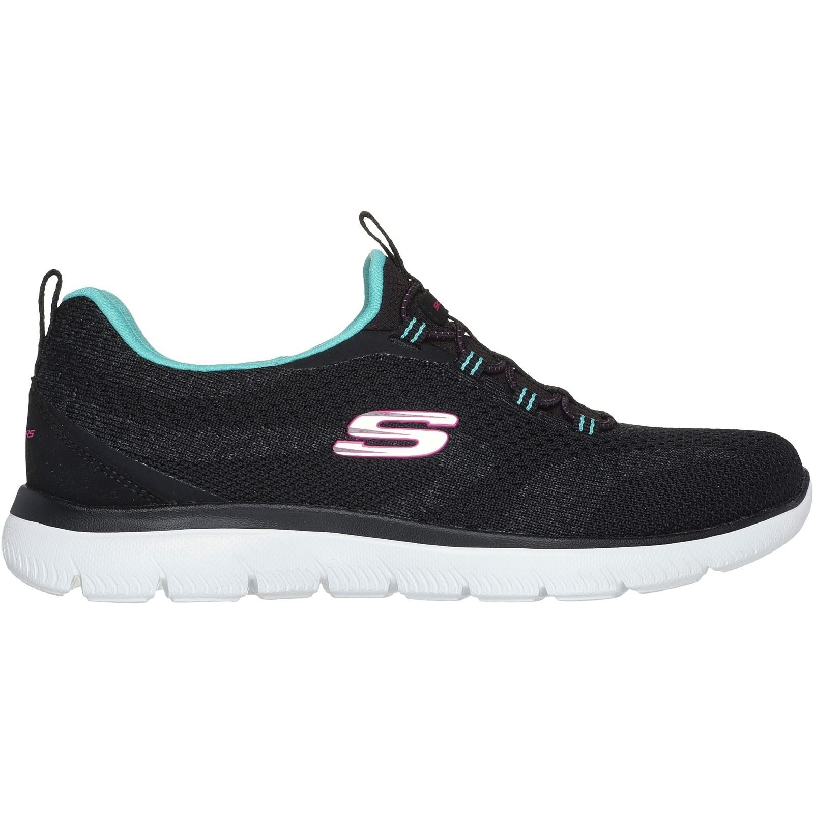 Skechers Summits New Nature Chaussures De Sport Pour Femmes Noires/Multicolores