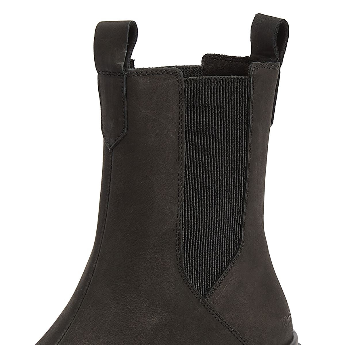 TOMS Bottes Noires En Cuir Pour Femme De La Marque Rowan.