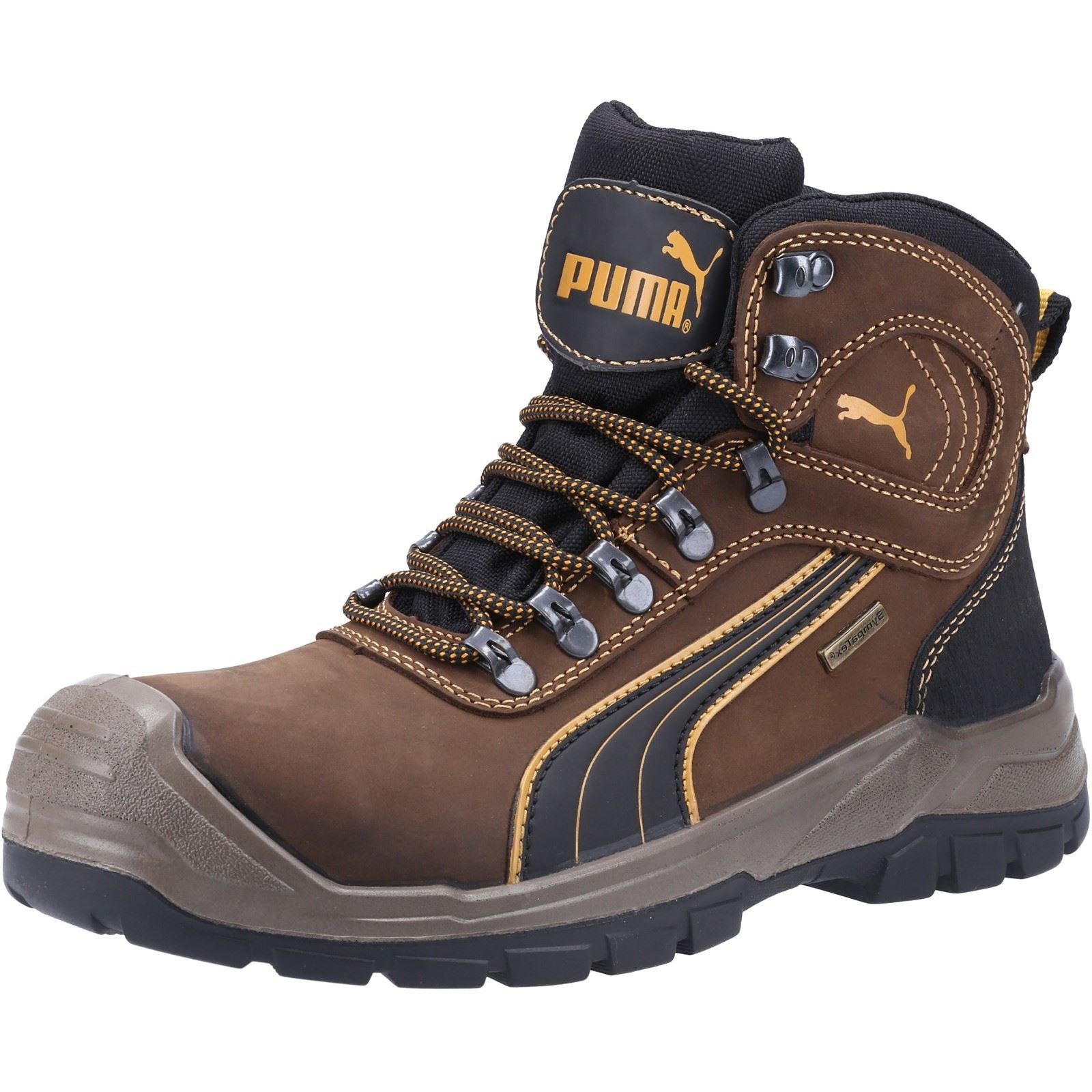 Puma Safety  Bottes De Sécurité En Cuir Marron Sierra Nervada Mid