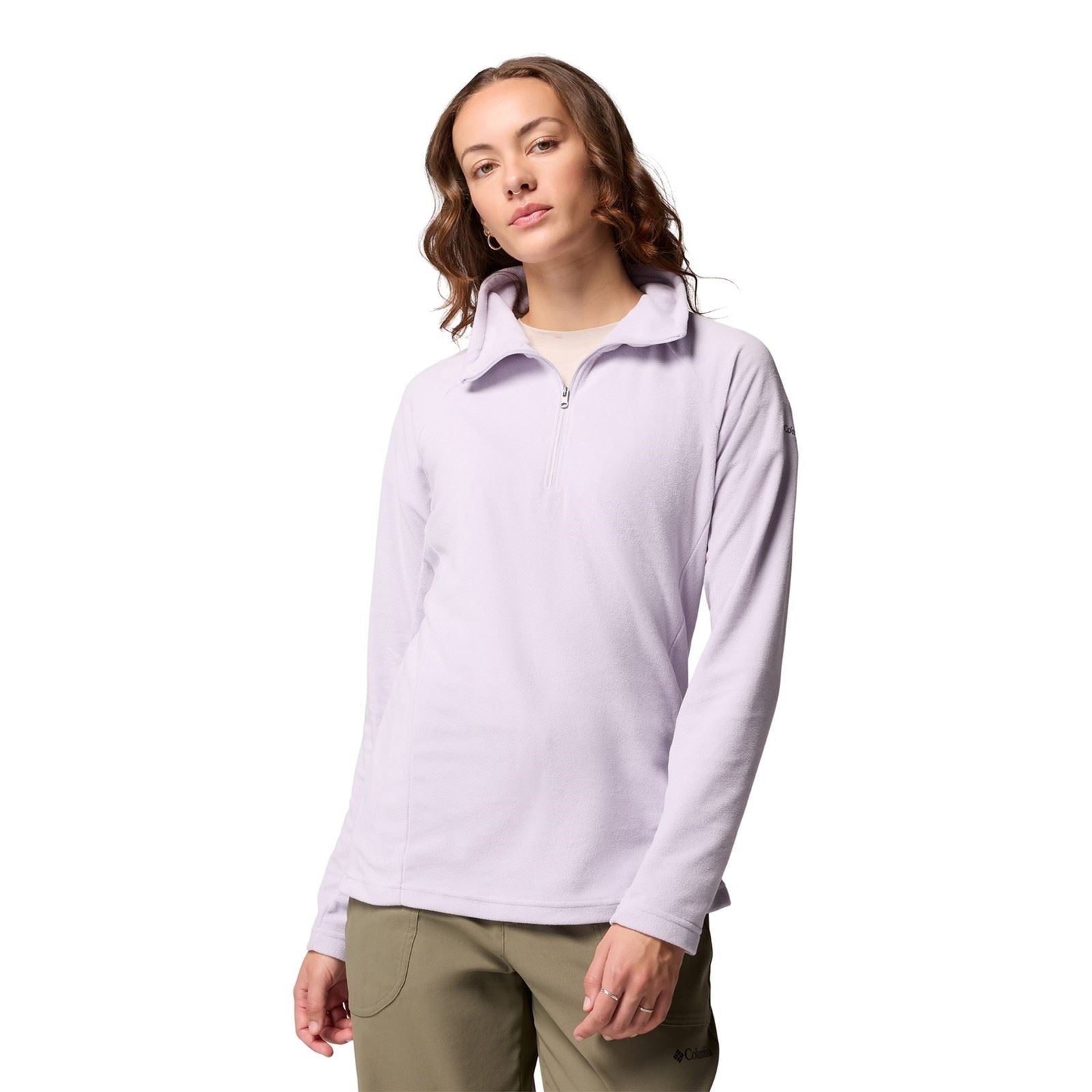 Columbia Glacial IV 1/2 Zip Vestes Polaires Pour Femmes En Violet