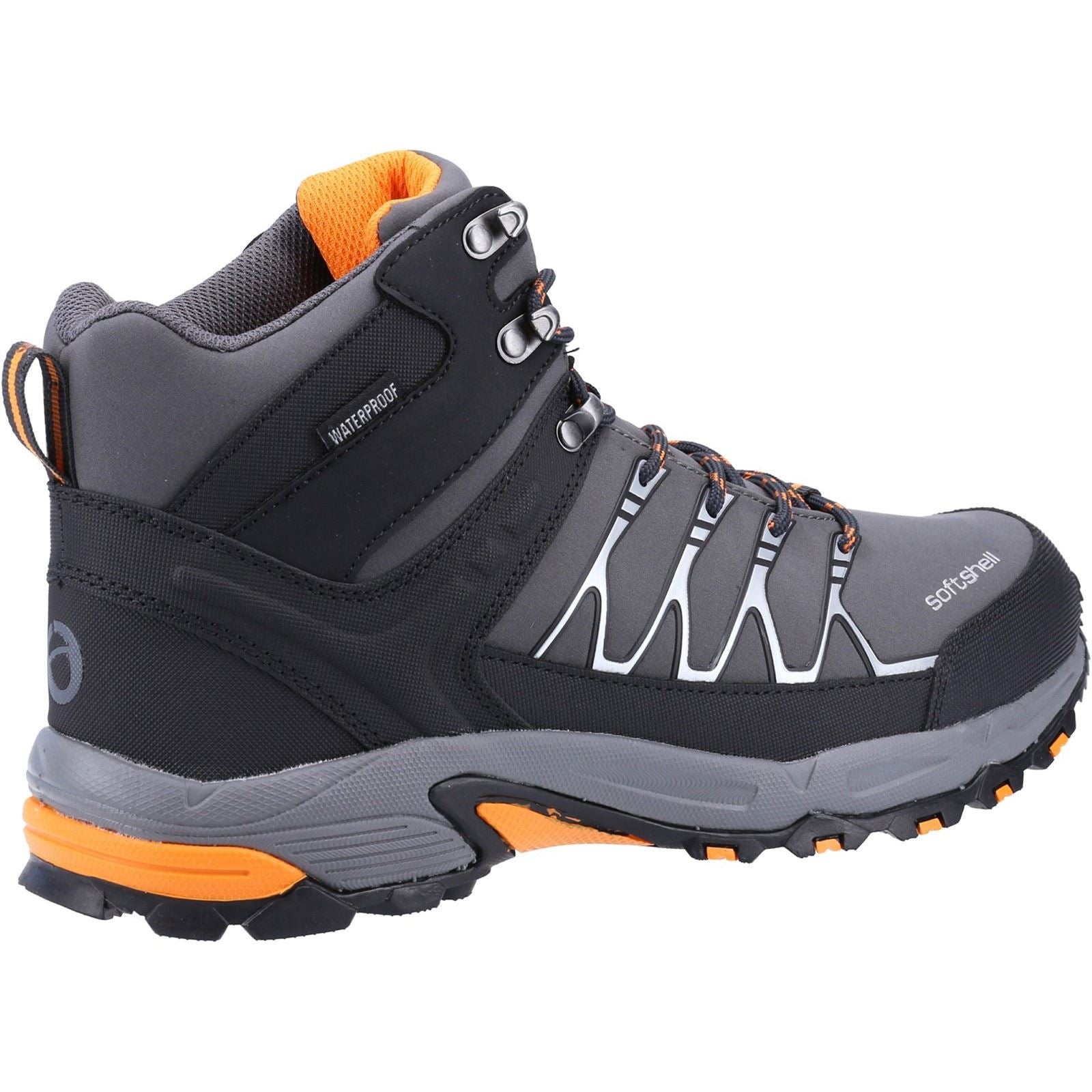 Cotswold Abbeydale Mid Bottes De Randonnée Grises/Oranges Pour Hommes