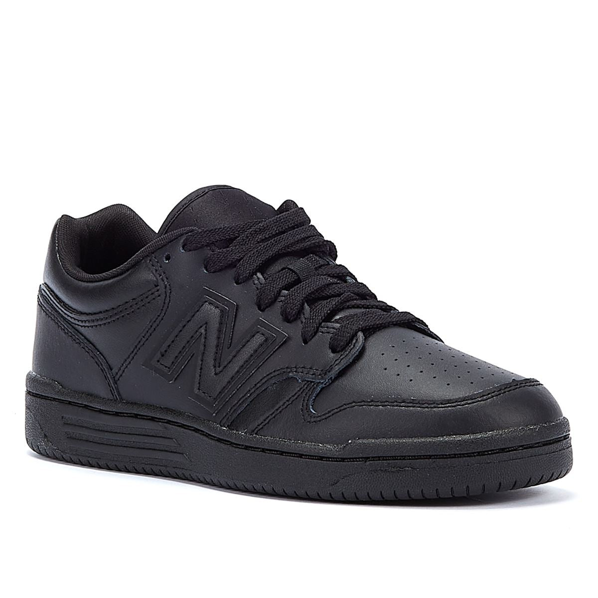 New Balance 480 Baskets En Cuir Noir