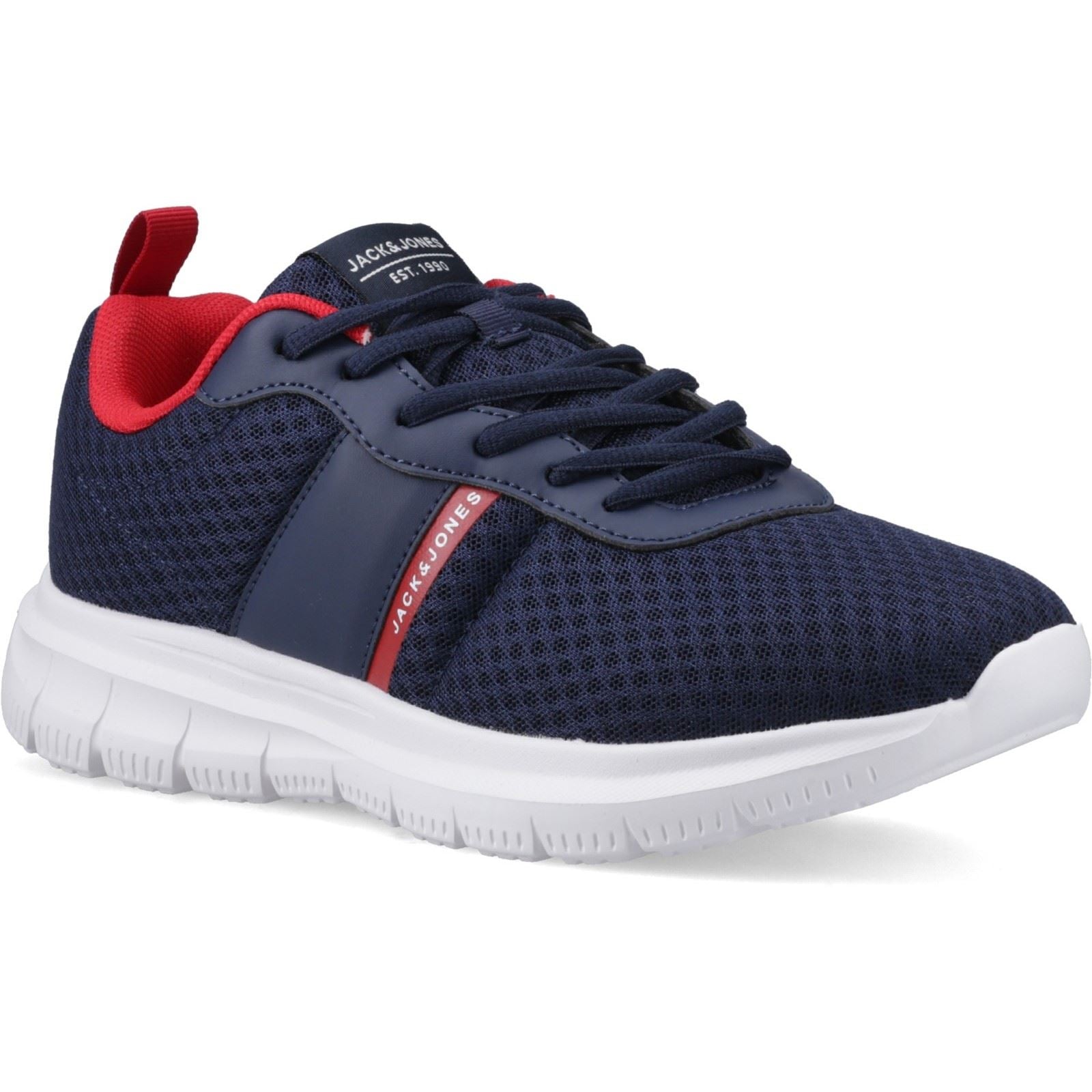 Jack & Jones Taylor Mesh Baskets Pour Hommes En Polyuréthane Couleur Marine