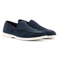 Ben Sherman Amarillo Chaussures Basses Bleues Pour Hommes En Suède