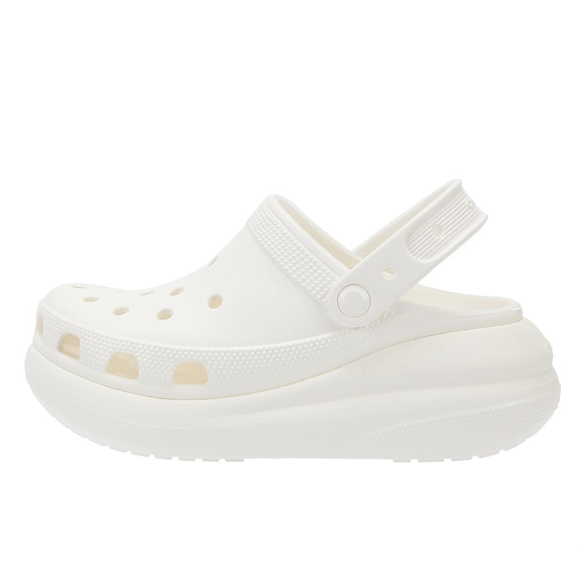Crocs Classic Crush Clog Womens White Sandal