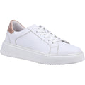 Hush Puppies Camille Baskets Blanches En Cuir Pour Femmes