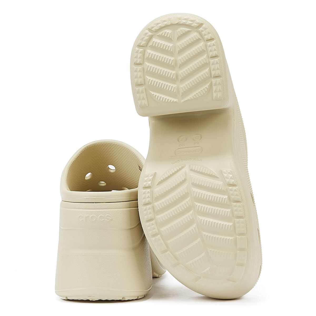 Sandales blanches Crocs Siren Clog pour femmes