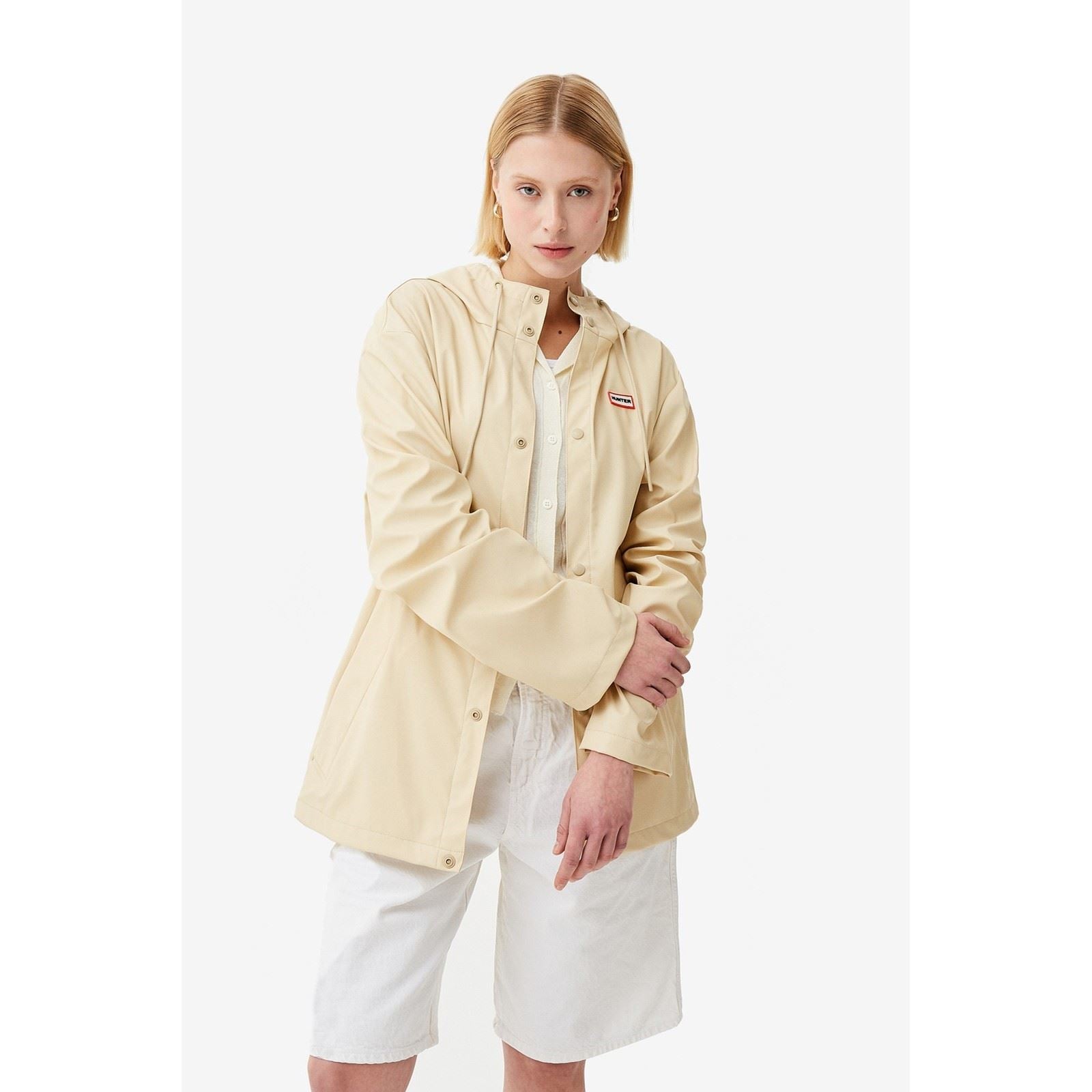 Hunter Izzy Hooded Veste Grise Unisexe Pour Adultes