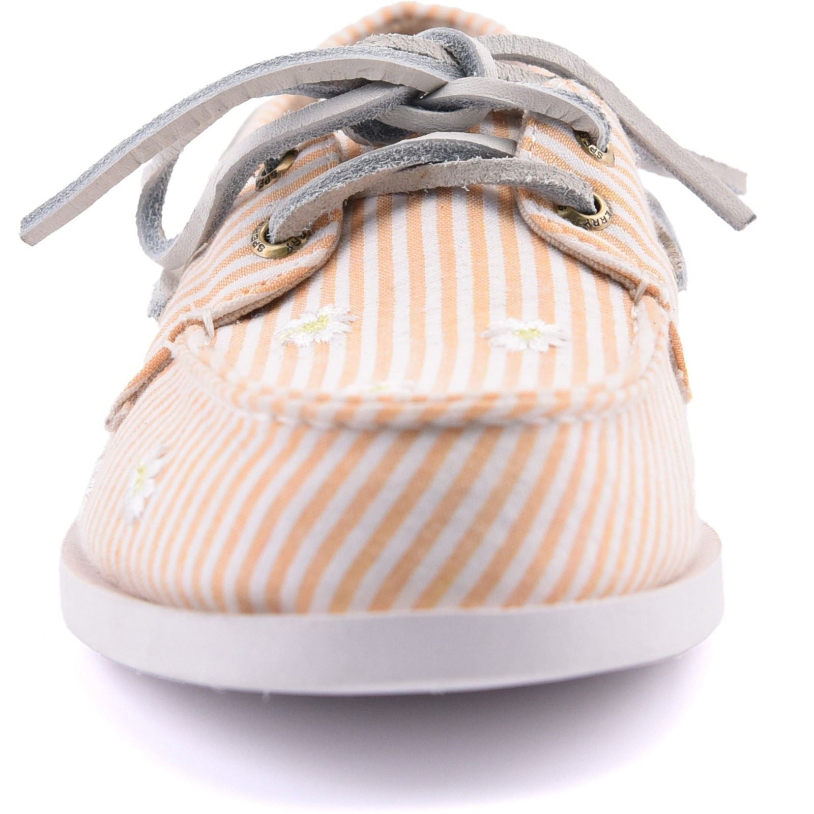 Sperry Authentic Original Chaussures Bateau En Seersucker Pour Femmes En Textile
