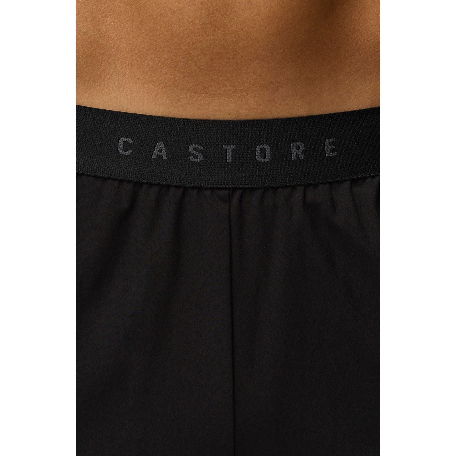Castore 5" Branded Elastic Shorts De Sport Noirs Pour Hommes