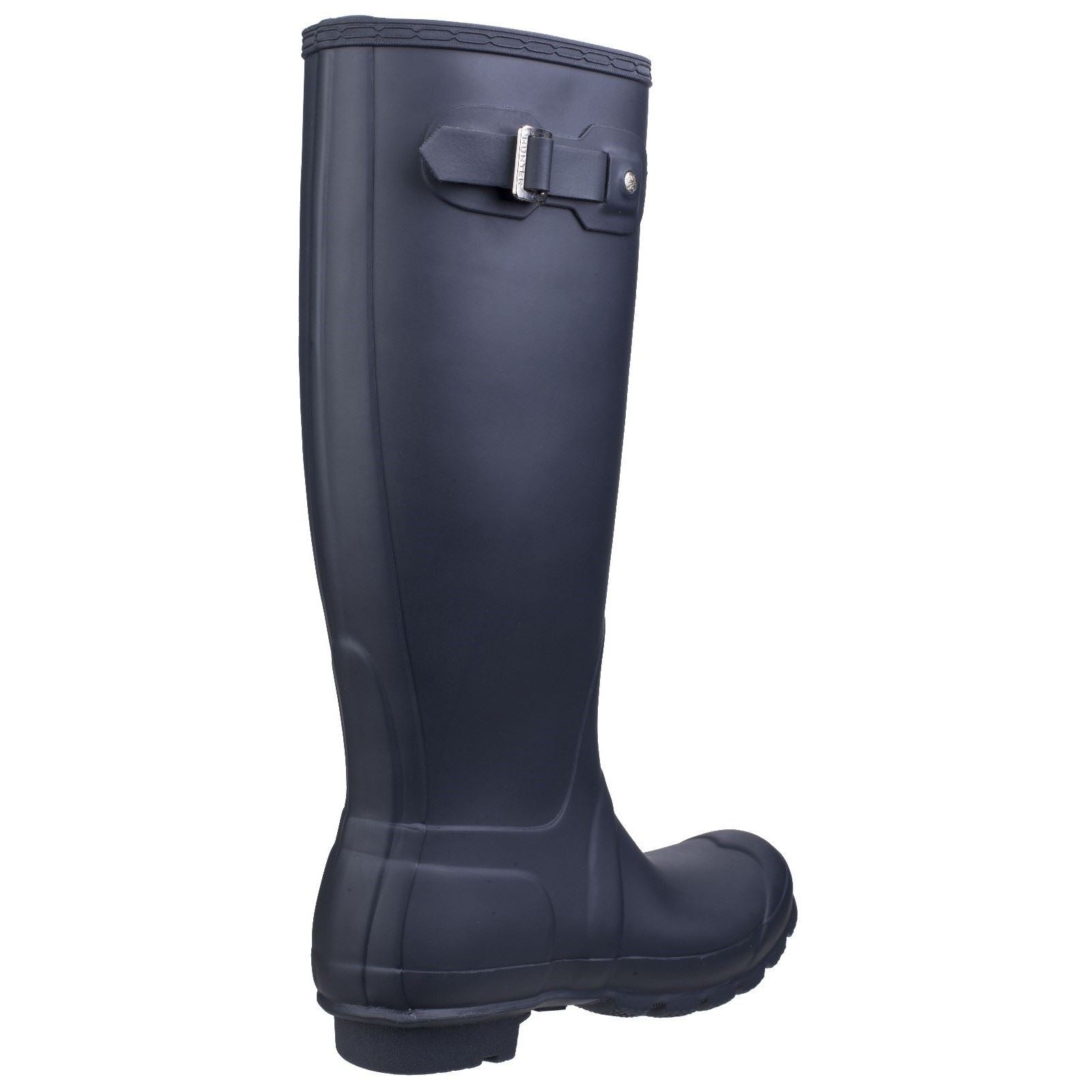 Hunter Original Tall Bottes En Caoutchouc Bleu Marine Pour Femme