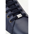Base London Tucker Chaussures De Sport Pour Homme En Cuir Bleu Marine