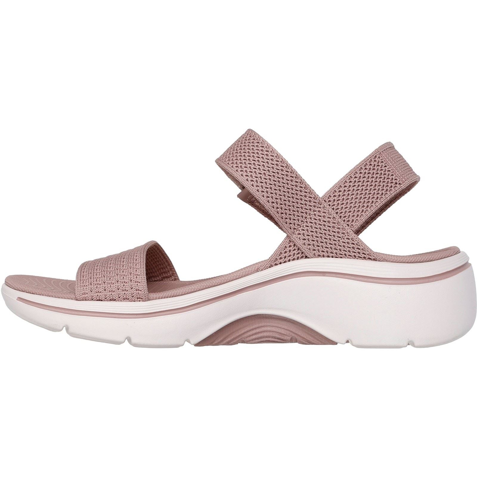 Skechers Go Walk Arch Fit 2.0 Sandales Mauves Pour Femmes En Textile