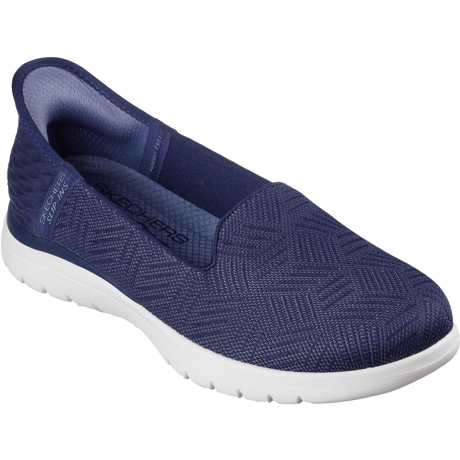 Skechers On-the-GO Flex - Clover Baskets Polyester Pour Femmes Marine