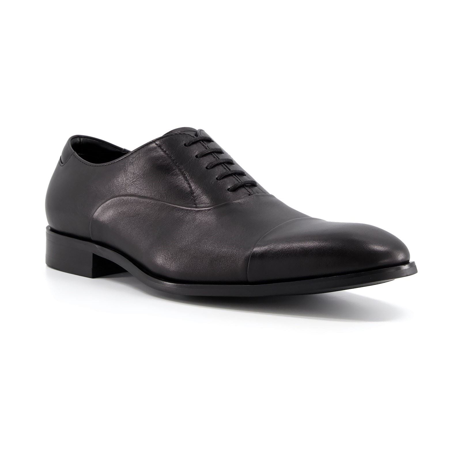Dune Secrecy Chaussures Oxford Noires En Cuir Pour Hommes