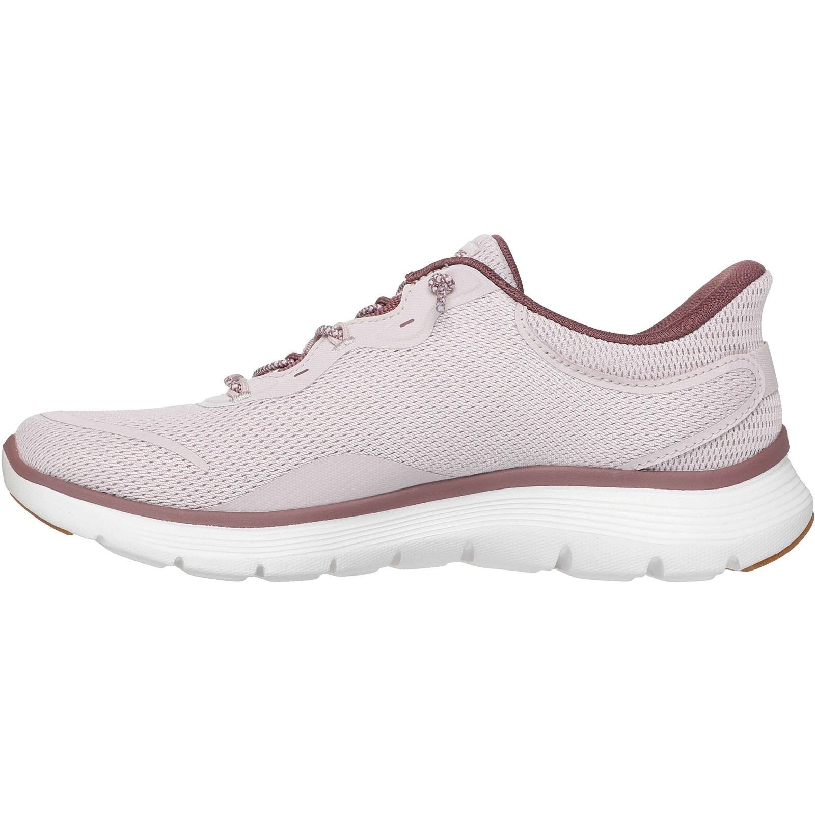 Skechers Flex Appeal 5.0 Easy Breezy Baskets Légères Mauves Pour Femmes En Textile