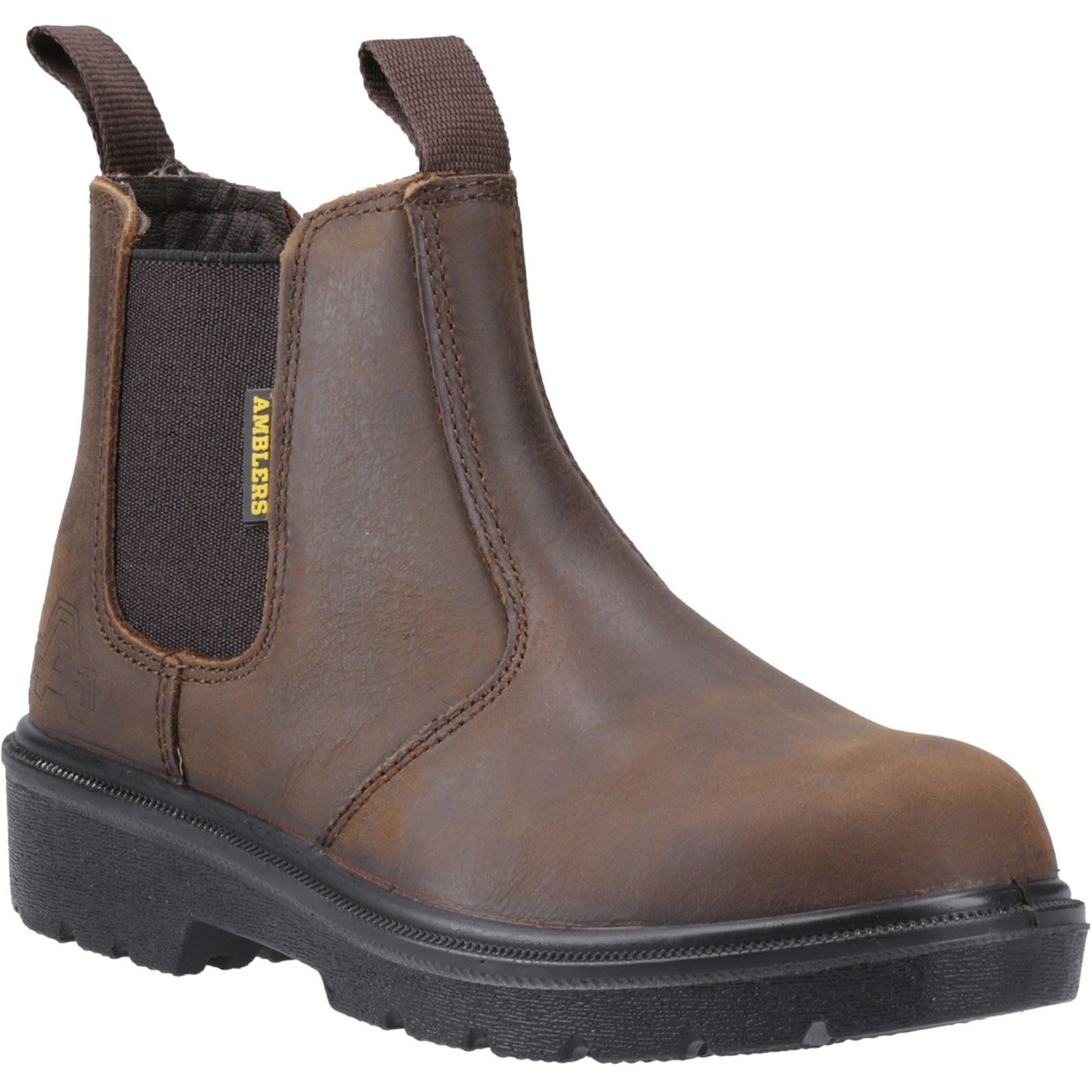 Amblers Safety  Bottes De Sécurité En Cuir Marron Fs128