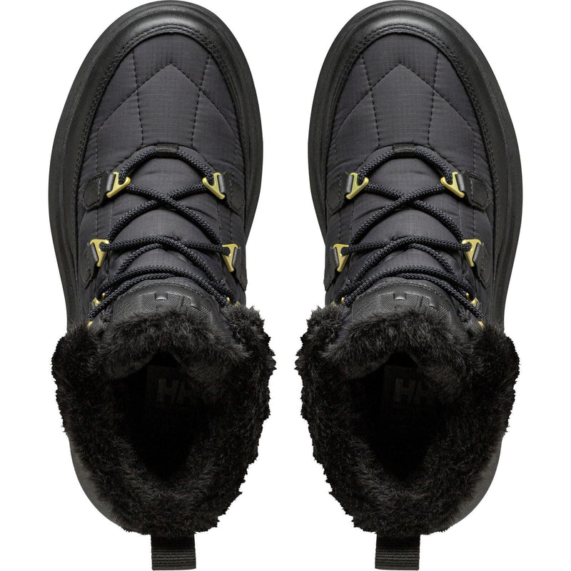 Helly Hansen Sport Willetta 2 Mid Bottes D'hiver Mi-mollet En Cuir Pour Femmes Noires