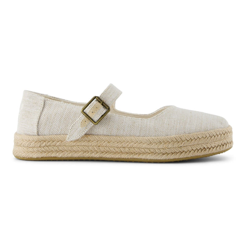 TOMS Carolina Mary Jane Espadrilles Naturelles Pour Femmes En Nylon