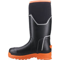 Muck Boots Grit S5 Bottes En Caoutchouc Pour Homme Noir/Orange