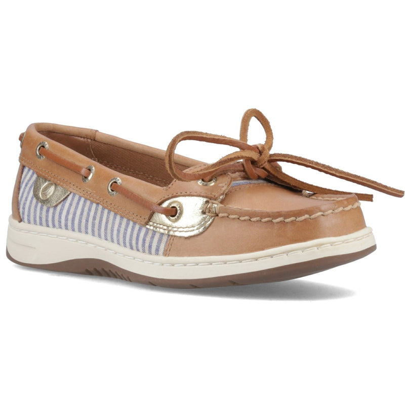 Sperry Angelfish Chaussures Bateau Pour Femmes En Cuir Et Coton Peanut