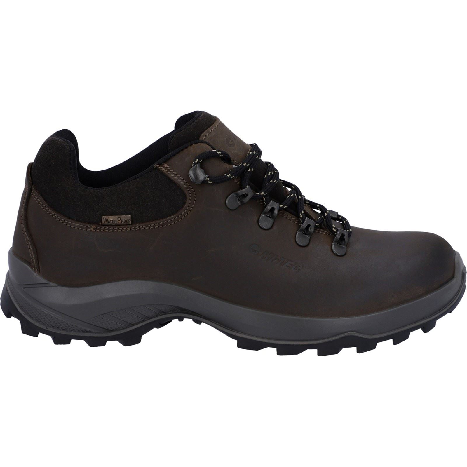 Hi-Tec Walk Lite Camino Ultra Bottes De Randonnée Marron Pour Homme En Cuir