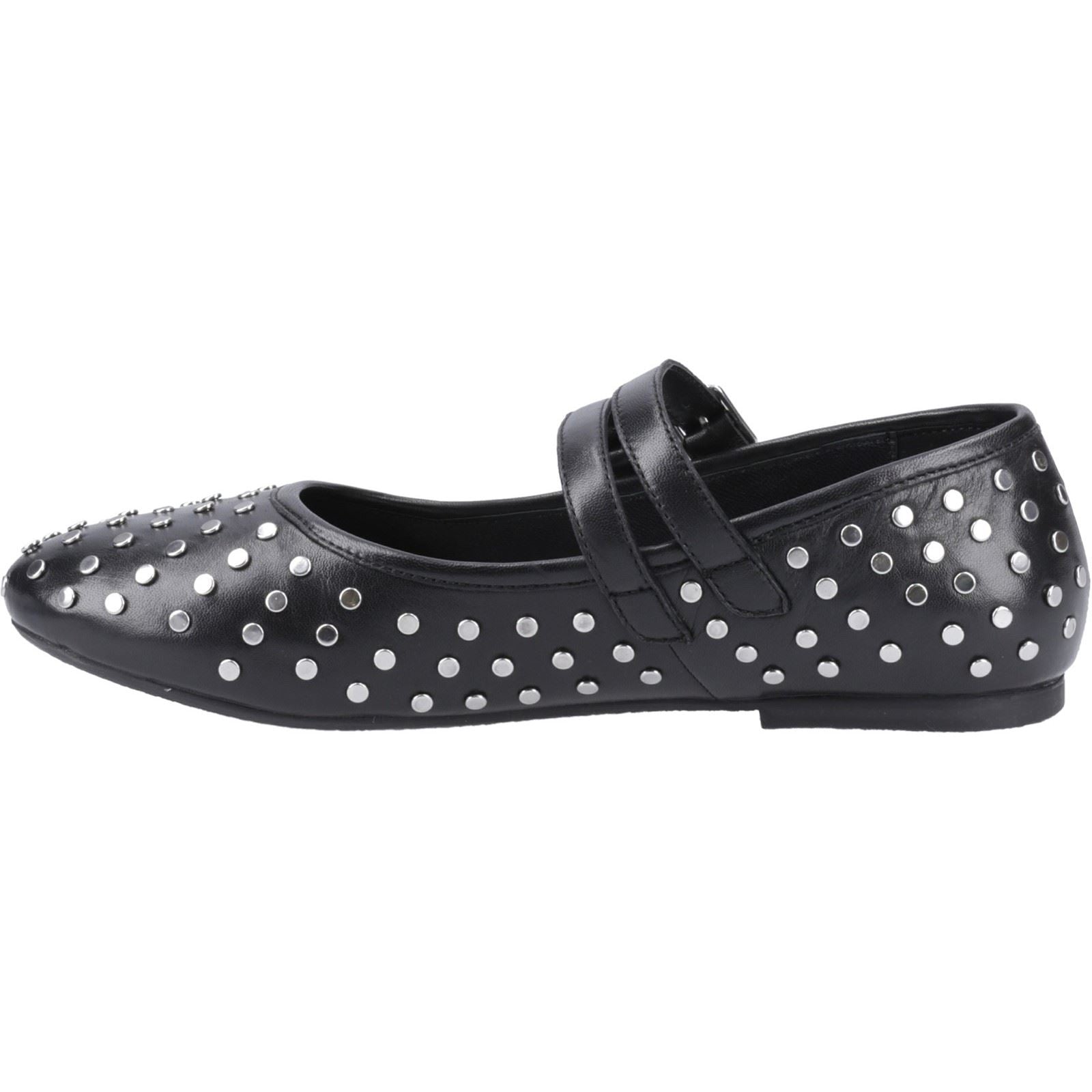 Hush Puppies Nixie Chaussures Noires Pour Femmes En Cuir