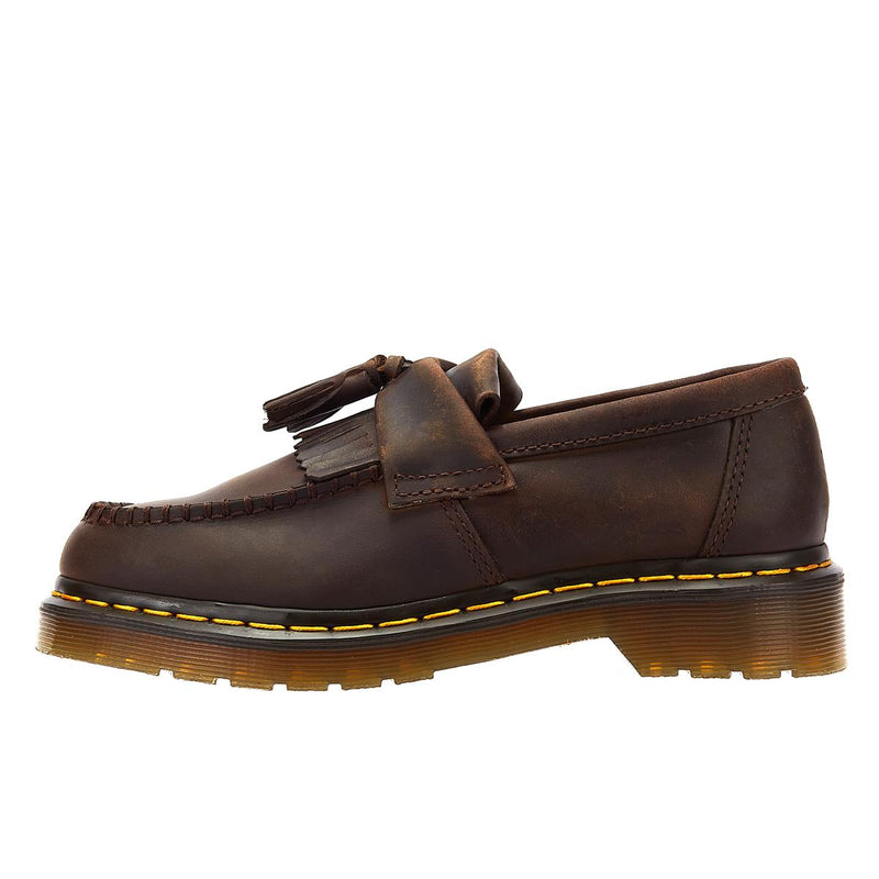 Dr. Martens Adrian Crazy Horse Mocassins marron