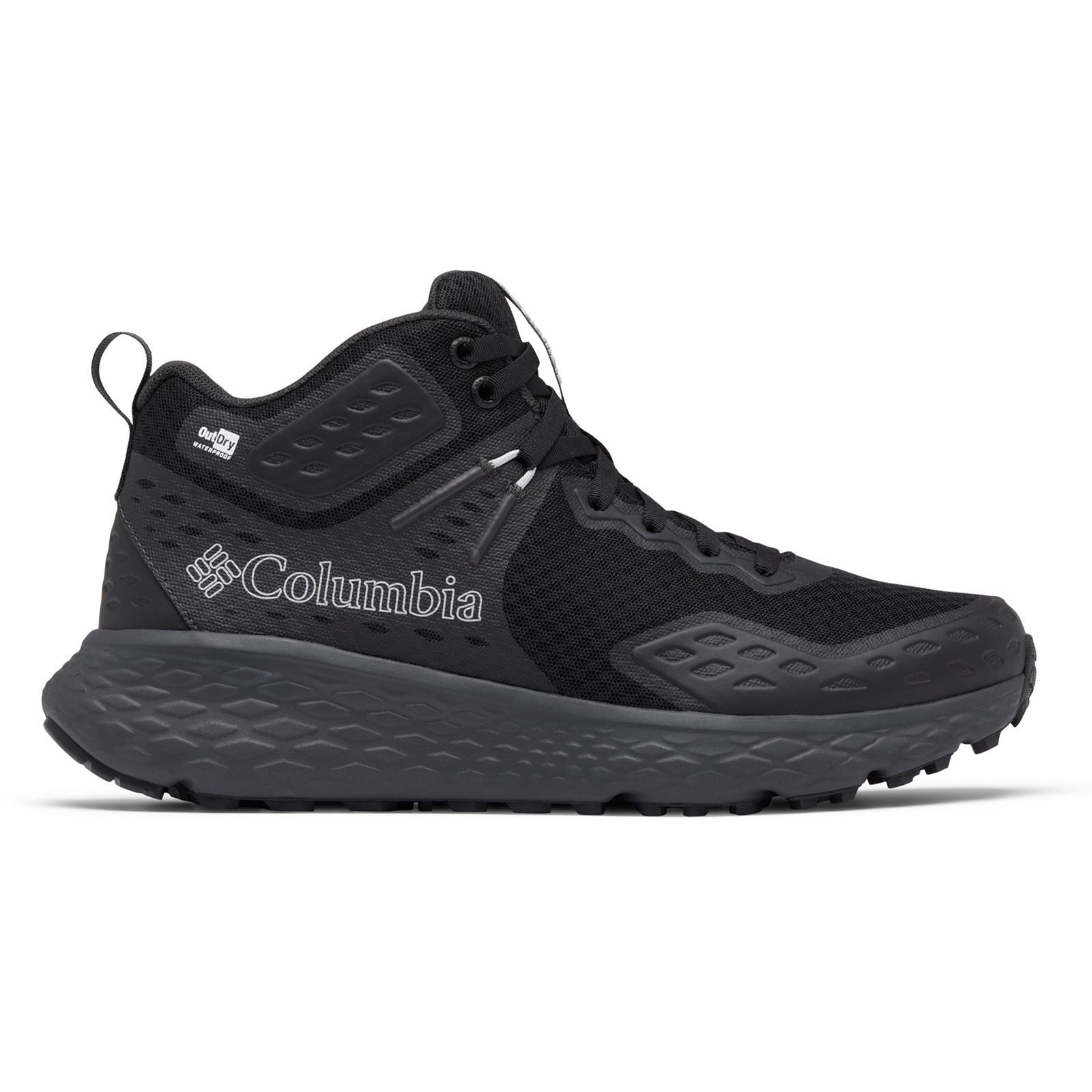 Columbia Konos TRS Outdry Mid Bottes De Randonnée En Polyester Pour Hommes Noires/Requin