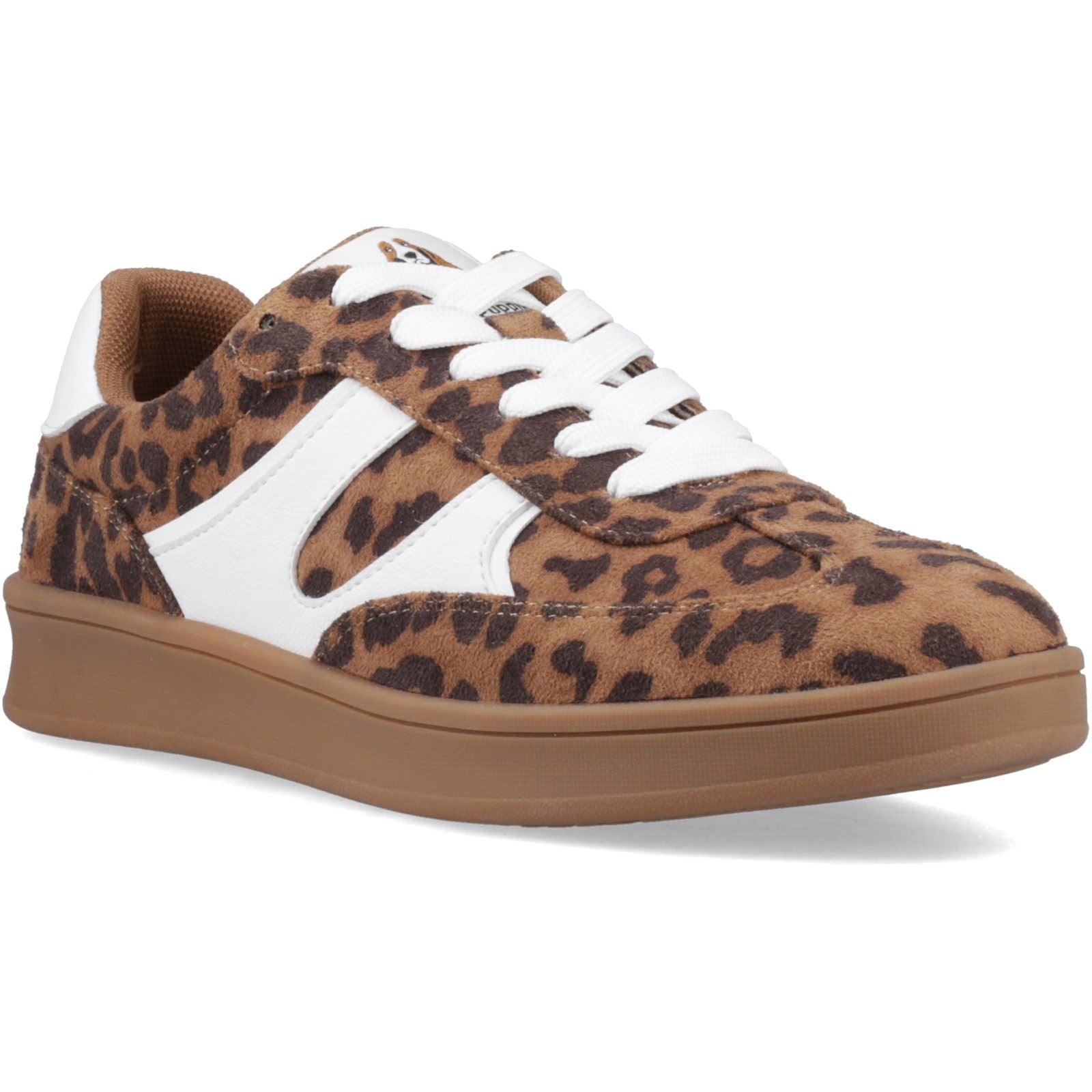 Hush Puppies Maura Textile Baskets Léopard Pour Femmes En Textile
