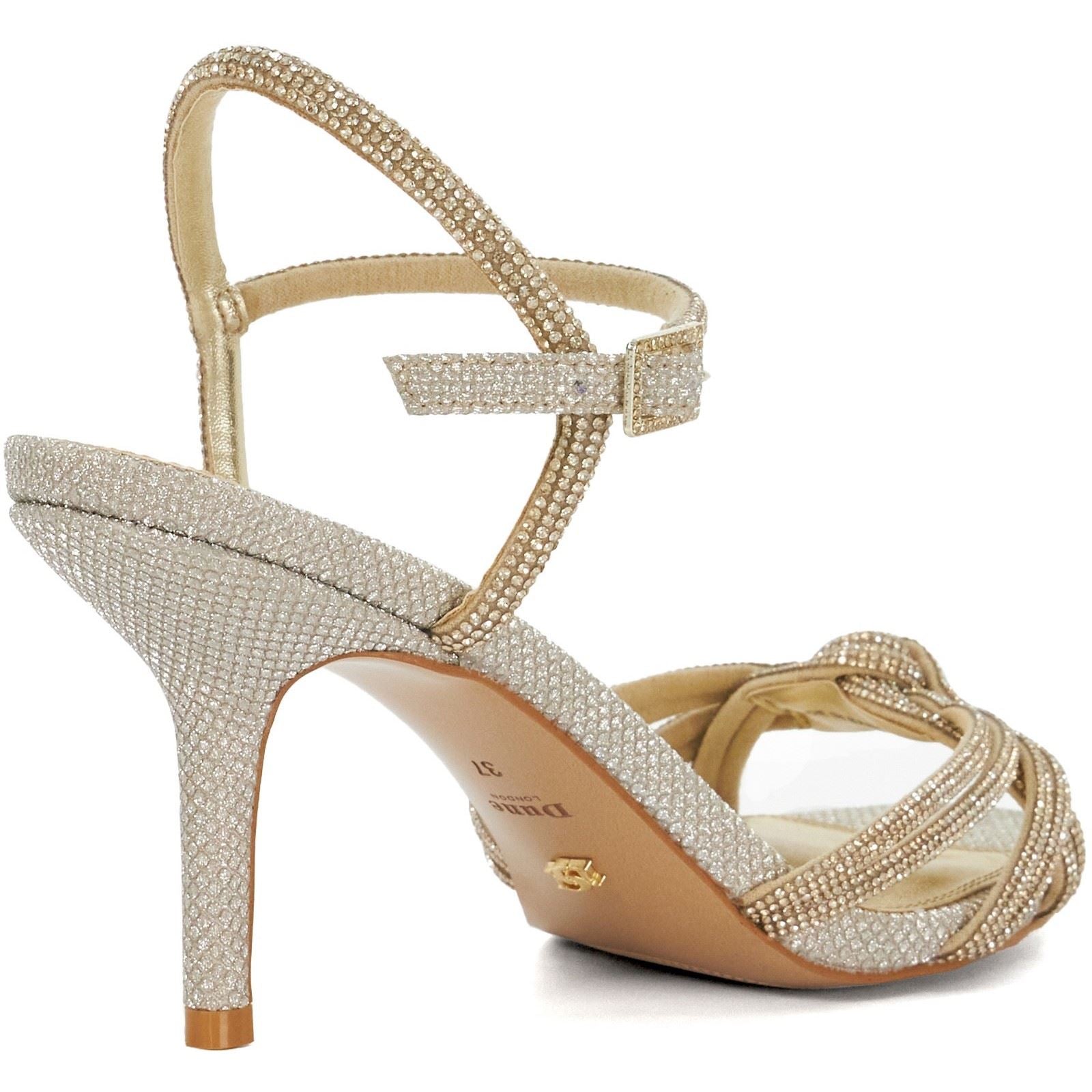 Dune Marvellous Sandales Dorées Pour Femmes