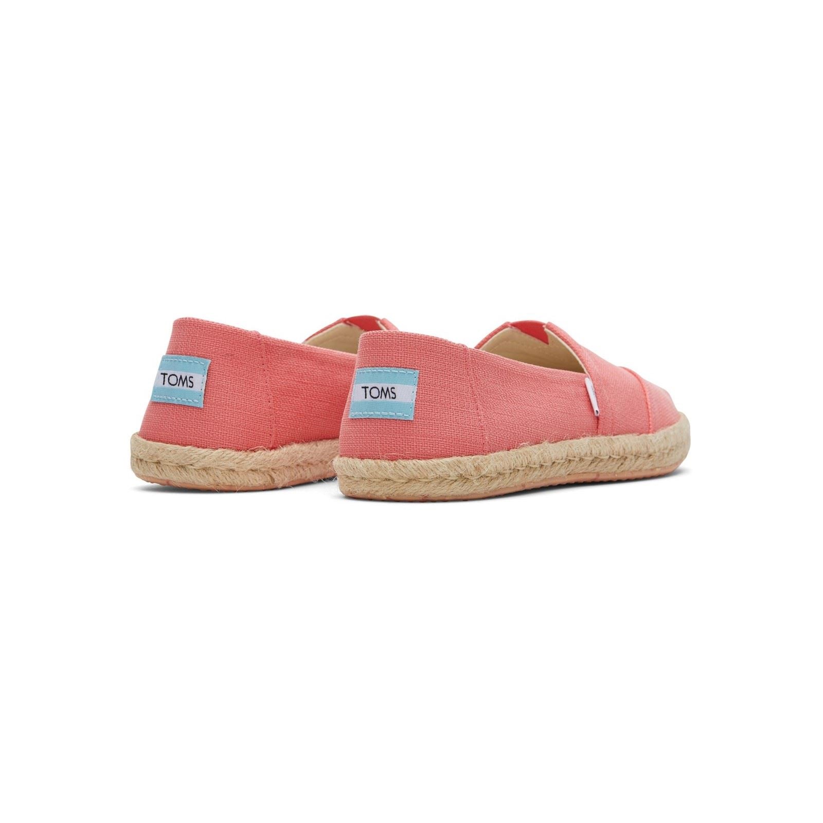 TOMS Alpargata Rope Espadrilles En Lyocell Pour Femme De Couleur Pêche