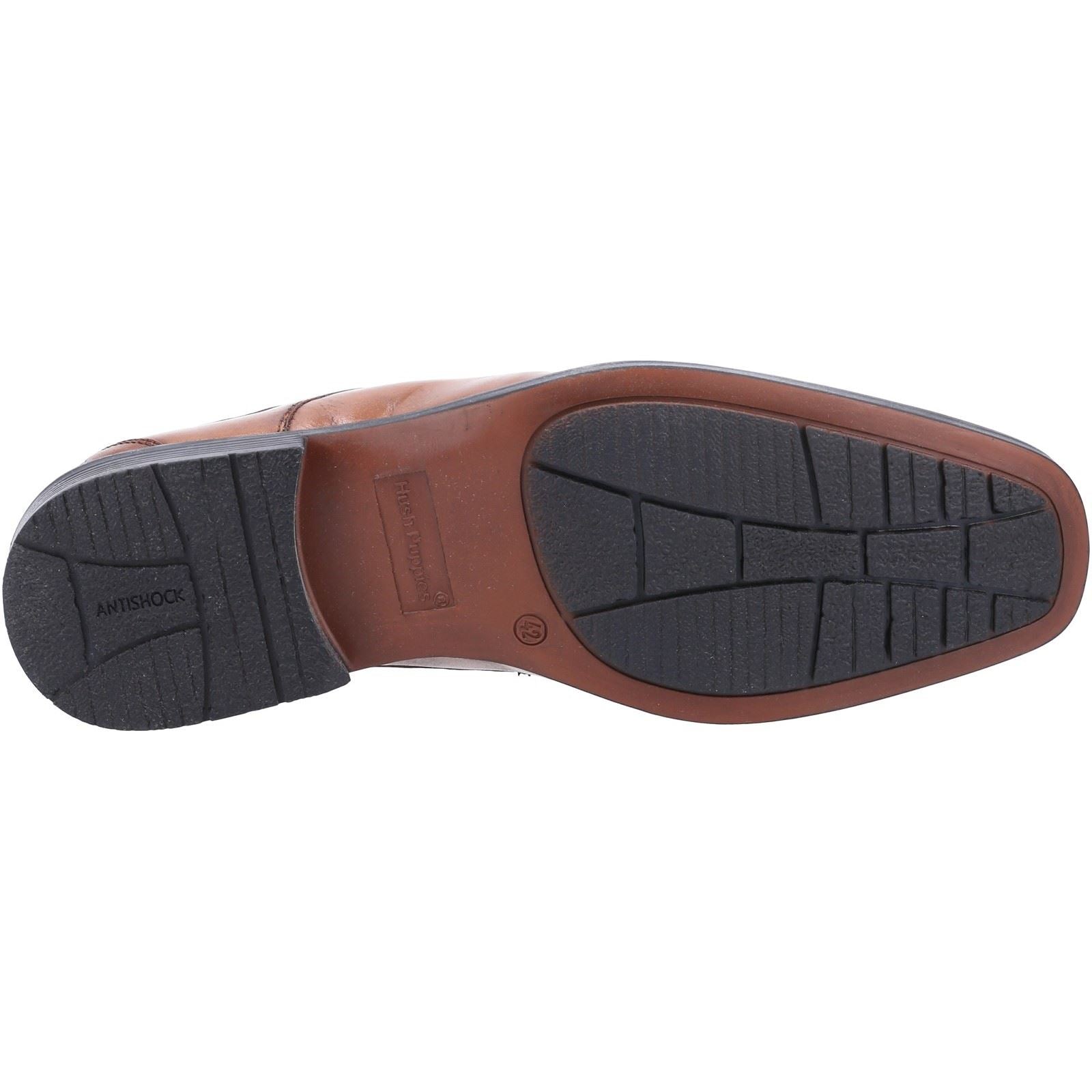 Hush Puppies Brandon Chaussures En Cuir Pour Homme À Lacets De Couleur Beige