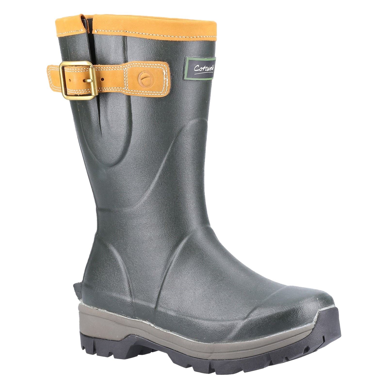 Cotswold Stratus Short Bottes En Caoutchouc Pour Femmes Vertes