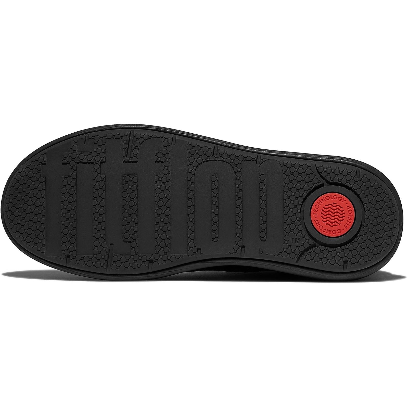 Fitflop Iq-Comff Bottes Noires Tout En Cuir Pour Femmes