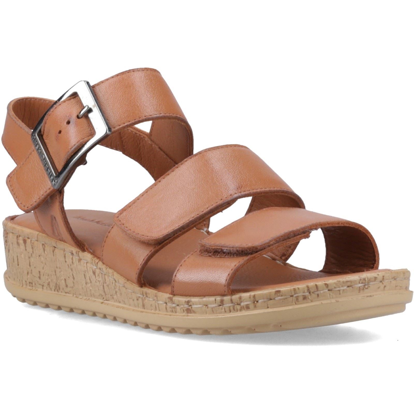 Hush Puppies Eliana Sandal Sandales En Cuir Pour Femmes Couleur Caramel