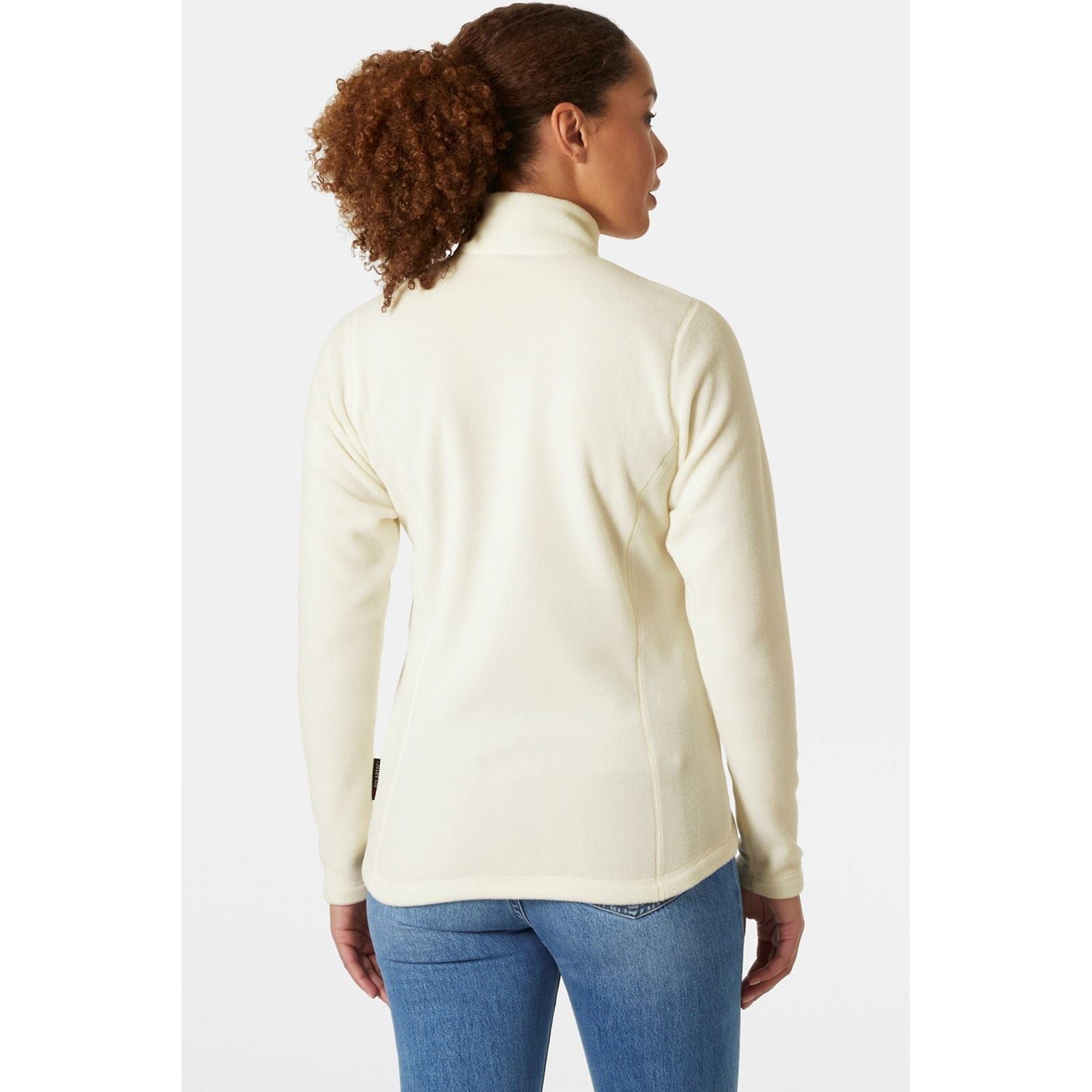 Helly Hansen Sport Daybreaker 1/2 Zip Pull En Polaire Blanche Pour Femmes En Polyester