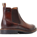 Base London Bloom Bottes En Cuir Brûlé Marron Pour Homme