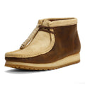 Clarks Originals Wallabee RB Combi Bottes En Cuir Marron Pour Homme