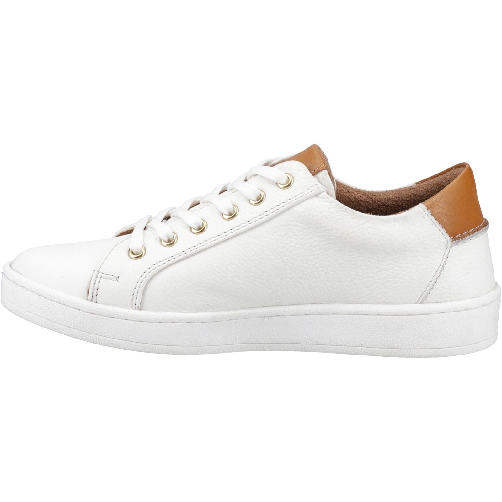 Cotswold Radcot Baskets Blanches En Cuir Pour Femmes