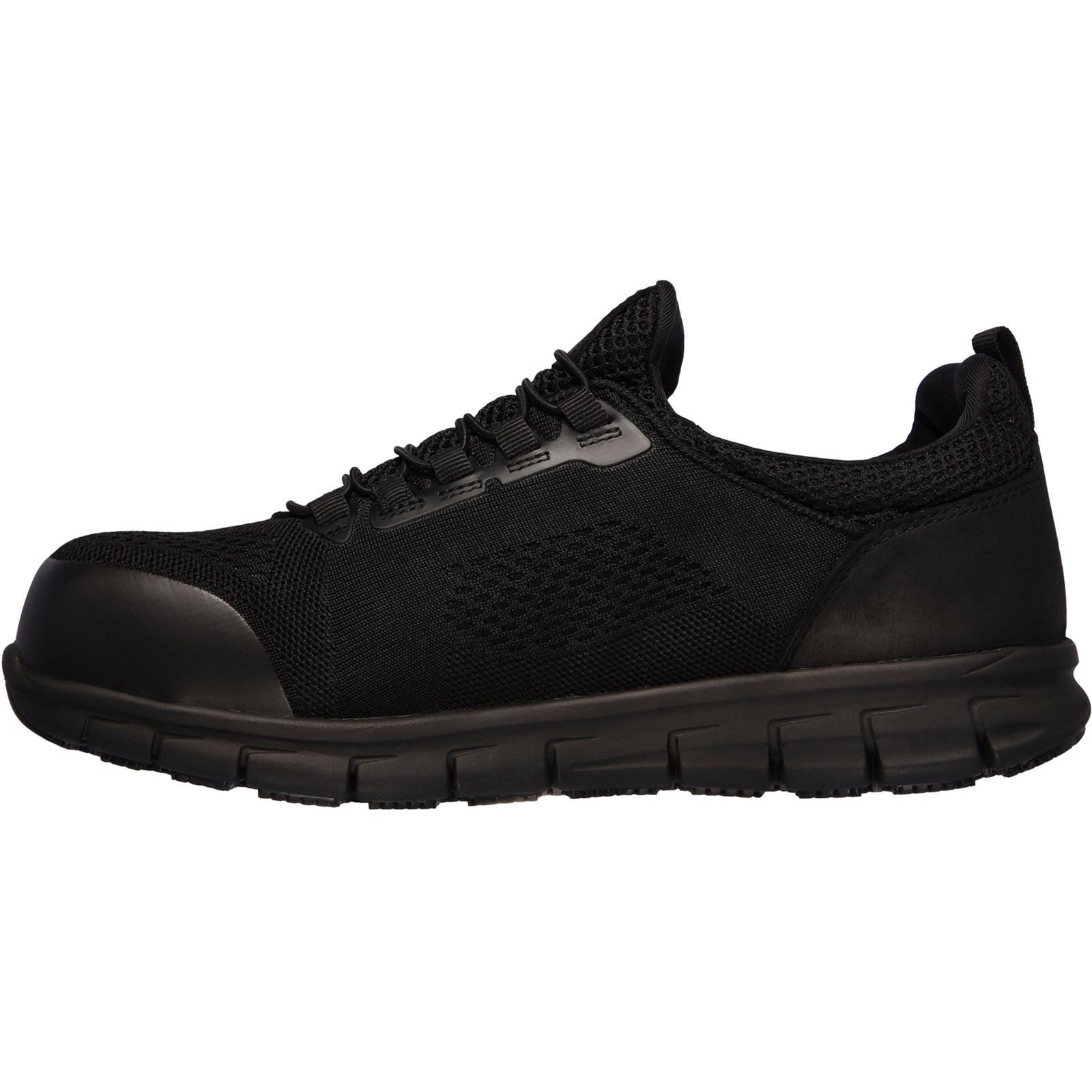 Skechers Workwear Synergy Omat Baskets De Sécurité Noires Pour Hommes