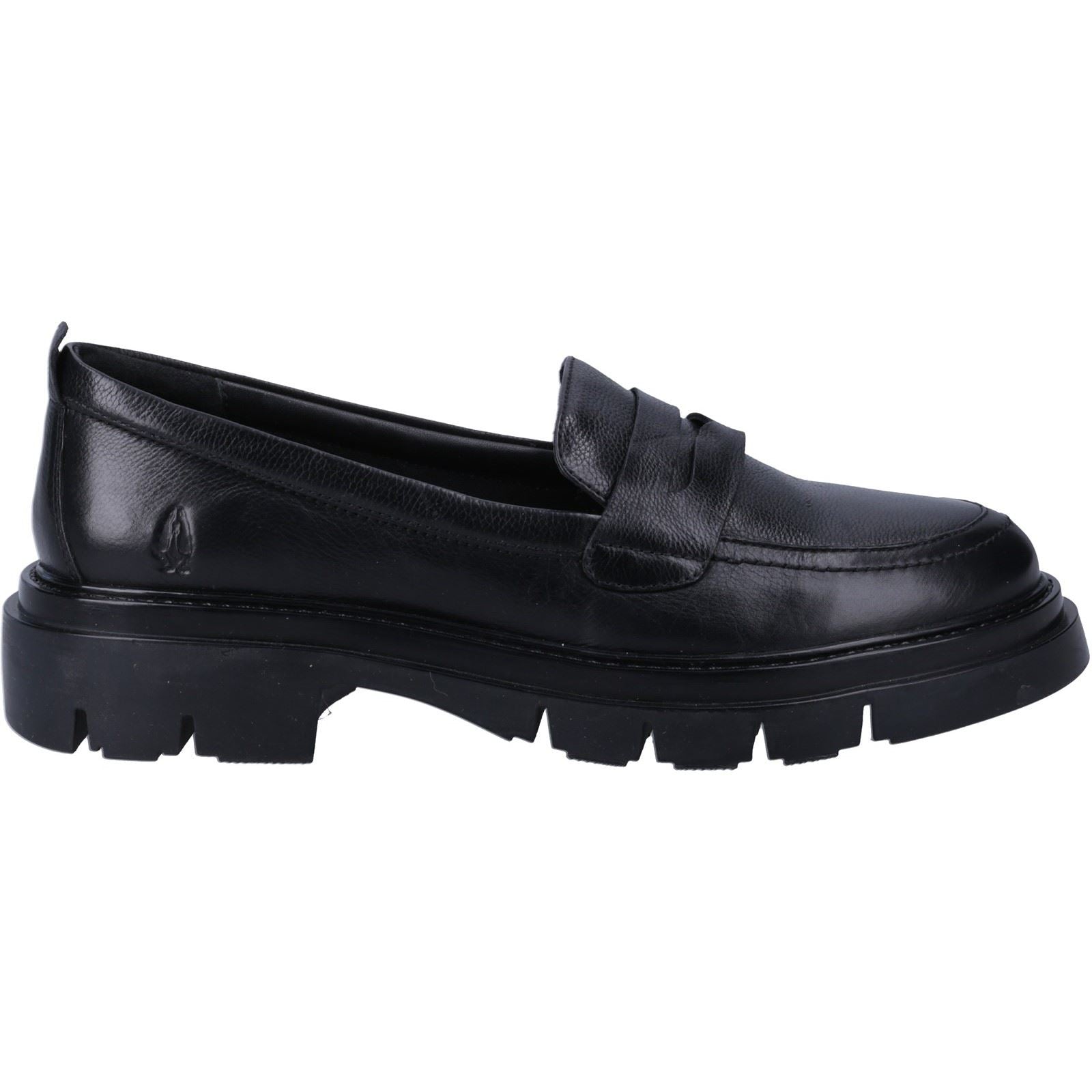 Hush Puppies Reece Mocassins Noirs En Cuir Pour Femmes