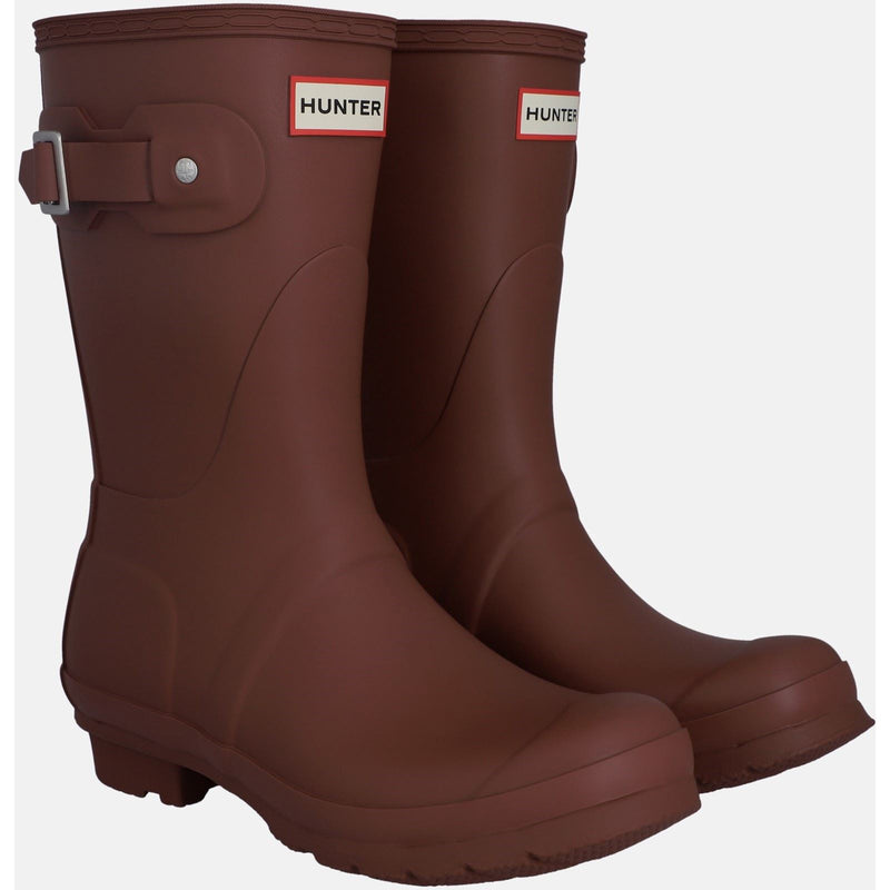 Hunter Original Short Wellington Boots Bottes En Caoutchouc Pour Femmes, Couleur Baie Discrète