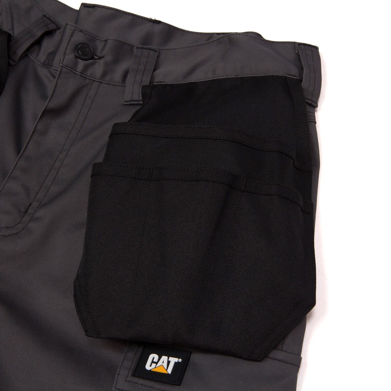 Caterpillar Essential Knee Pocket Stretch Holster Pantalons D'extérieur Pour Hommes En Polyester Gris