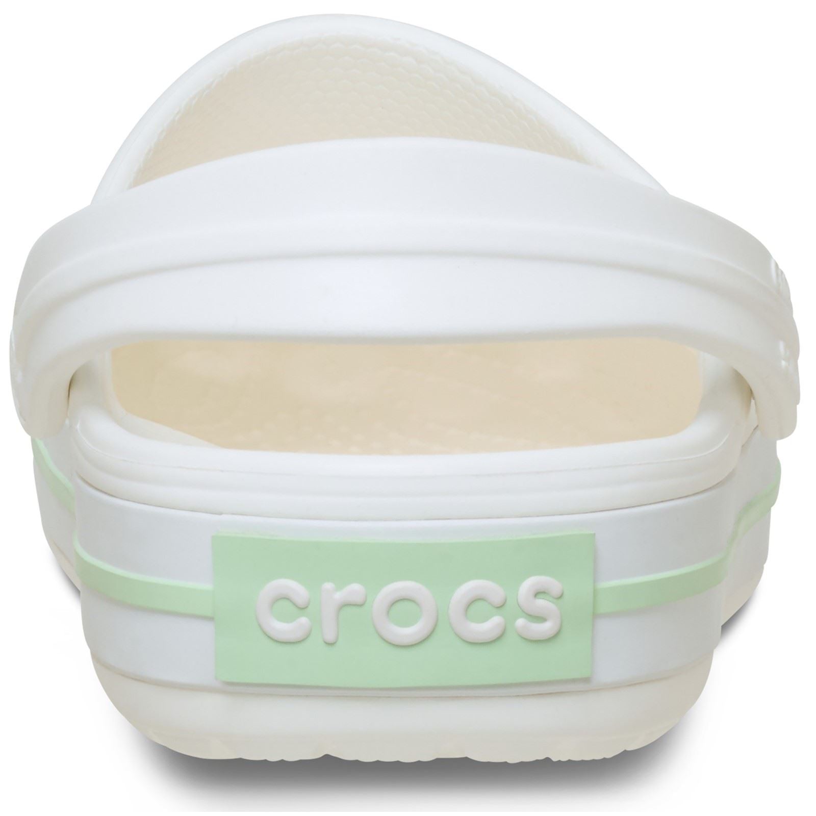 Crocs Crocband Sabots Eva Femme Blanc/Vert Serein