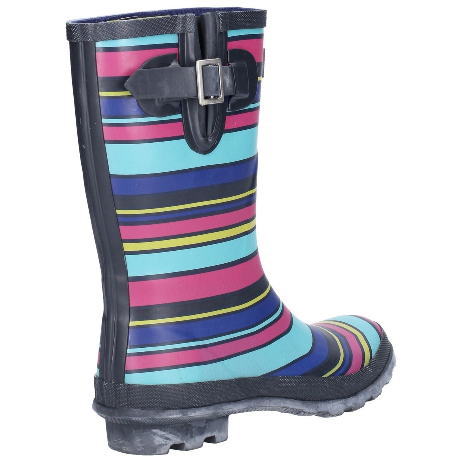 Cotswold Paxford Bottes En Caoutchouc À Rayures Multicolores Pour Femmes
