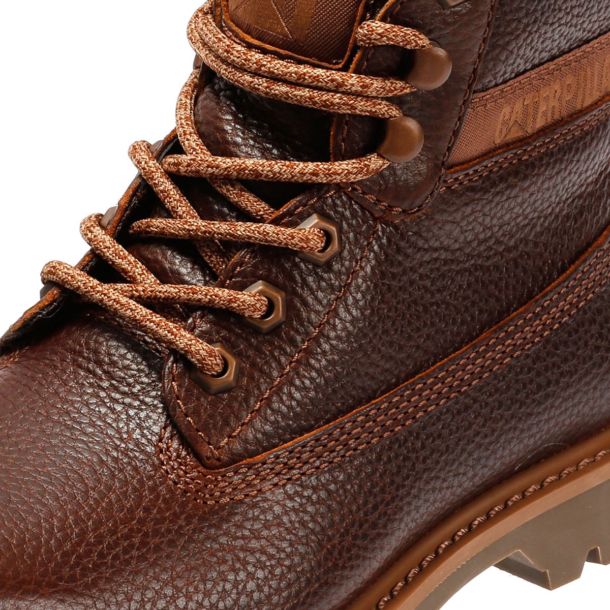 Caterpillar Colorado 2.0 Bottes En Cuir Pour Hommes Marron